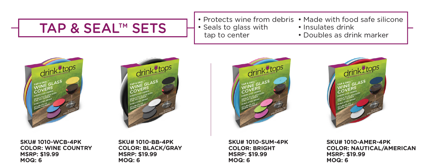 Drink Tops Tap & Seal